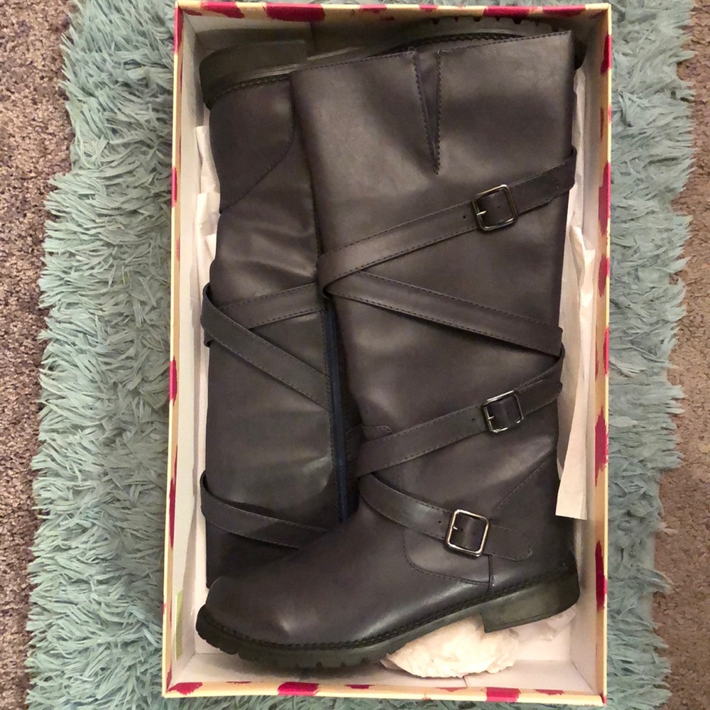 Dark Blue Boots Size 12M
